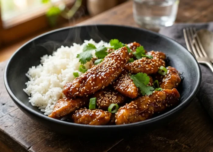Pollo marinato soia e miele
